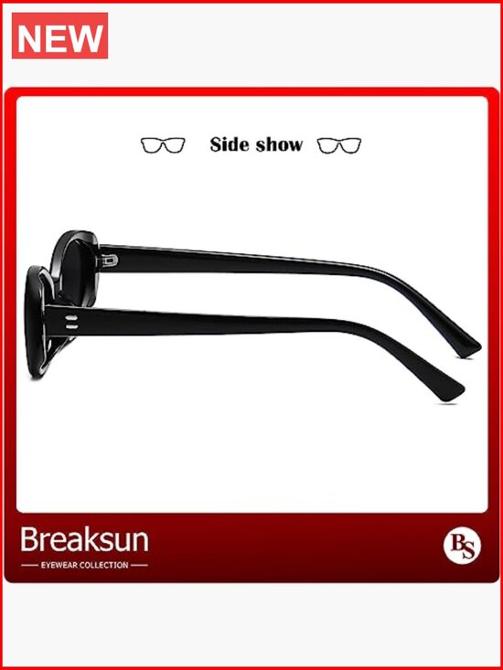 Retro Oval Sunglasses 90s Vintage UV400 Protection Small Frame for Women Men main image 4